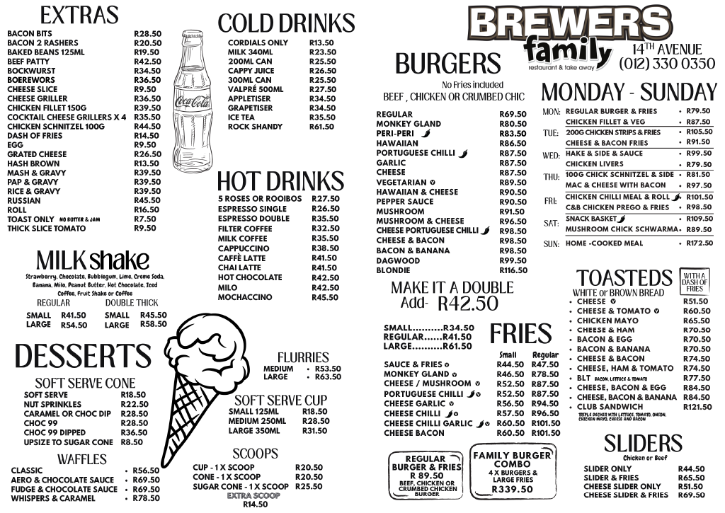 Bar Menu 3